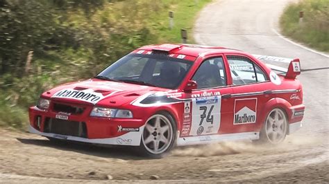 Mitsubishi Lancer Evo Vi Rally Car Starts Action And Turbo Anti Lag