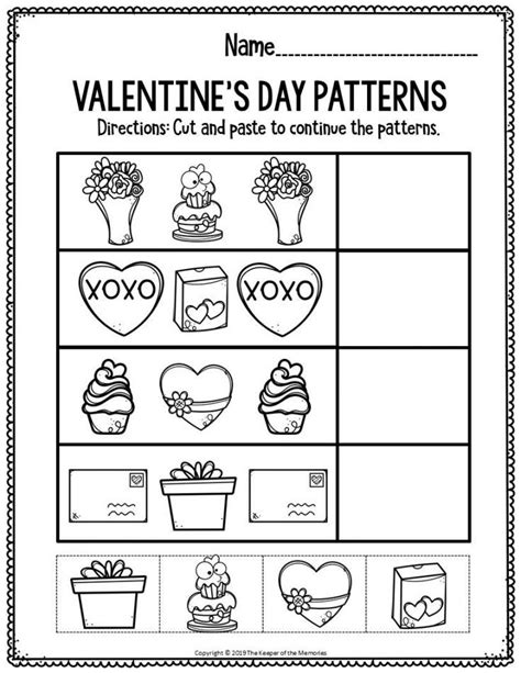 Valentines Day Worksheets Preschool