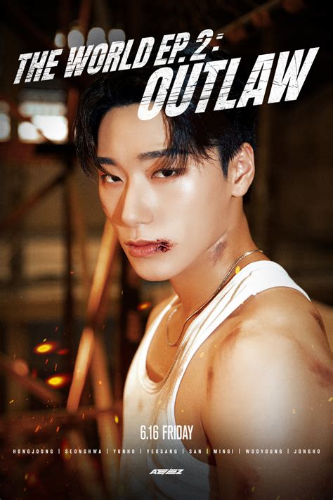 ATEEZ THE WORLD EP OUTLAW Teaser Character Posters HD HQ K Pop Database Dbkpop Com