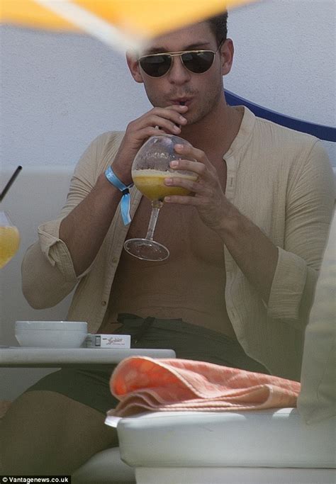 Joey Essex Shows Off A Rippling Six Pack At Ibiza Pool Party With His