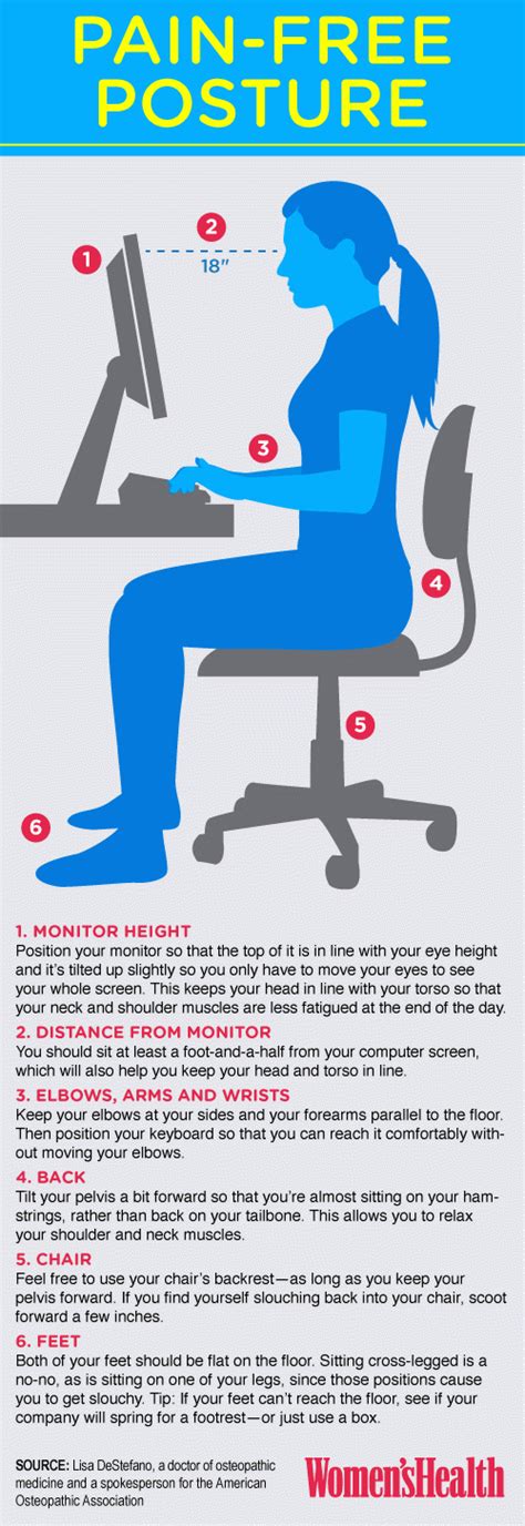 Even if you have a suitable office chair and a bulky desk you might find that it is difficult to get in close to your. Pain Free Correct Posture | Ergonomics Fix