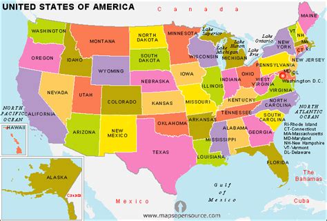 United States Of America Country Profile Free Maps Of United States