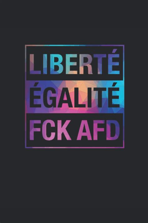 Buy Libert Egalit Fck Afd Wochenplaner Kalender Seiten
