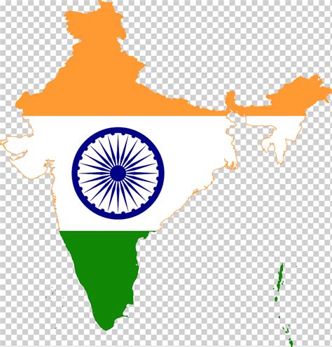 Bandera De La India Mapa De La Bandera Nacional Banderas Indias