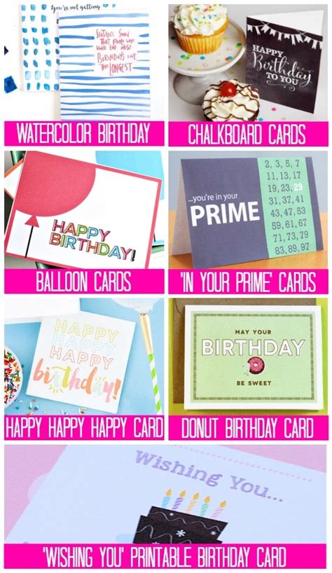 Free printable birthday cards for her find gorgeous free printable birthday cards for your wife, mom, daughter, or sister. 101 Free Birthday Printable Cards for Everyone | The ...