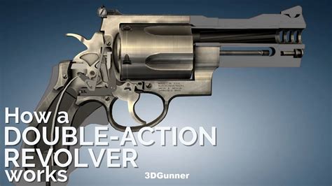 3d Animation How A Double Action Revolver Works Youtube