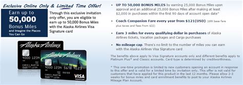 Apr 26, 2021 · all mileage plan elite benefits apply; Targeted Bank of America Alaska Airlines Card 50,000 ...