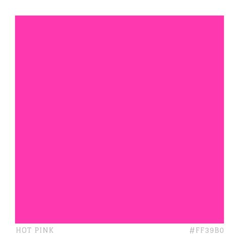 √ Hot Pink Color Number