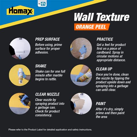 Homax Aerosol Wall Texture Orange Peel Water Based 10 Ounces