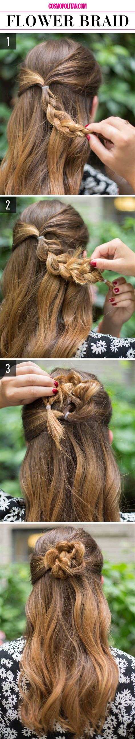 A list of easy updos for long hair won't be complete without a messy chignon. 15 Super-Easy Hairstyles for Lazy Girls Who Can't Even ...