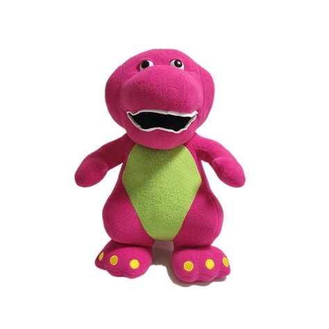 Purple Dinosaur Barney Stuffed Plush Custom Embroidered Kids T Soft
