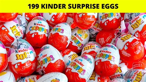 Chocolate Unpacking Asmr Kinder Surprise Eggs Asmr Satisfying Video A Lot Of Candy