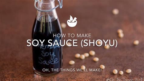 How To Make Soy Sauce Homemade Shoyu Youtube