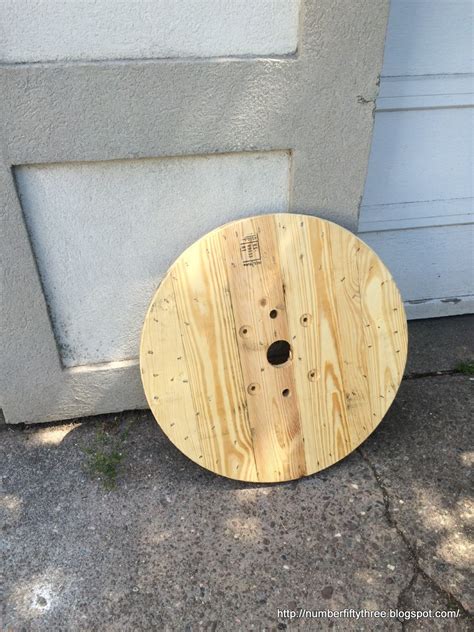 Treatment wooden cable drums for sale. Number Fifty-Three: Reclaimed Wooden Spool Coffee Table