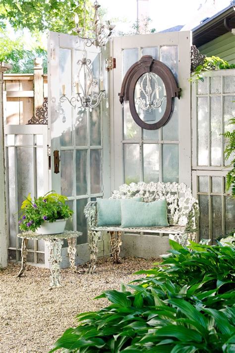 Build A Greenhouse Or Potting Garden Shed From Old Windows