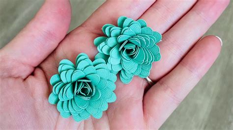 How To Use Your Cricut Joy To Make Paper Flowers Youtube