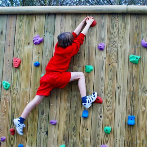 Playground Climbing Wall — Treehouses Rope Bridges Treetop Walkways