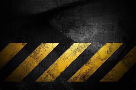 Yellow And Black Stripe Road Sign Hd Wallpaper Wallpaper Flare