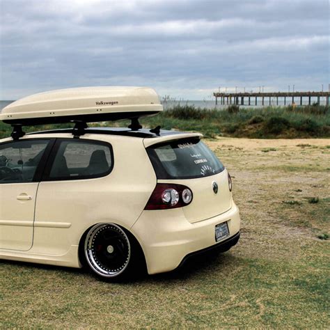 Stanced Vw Golf Mk5 With A Thunder Bunny Body Kit