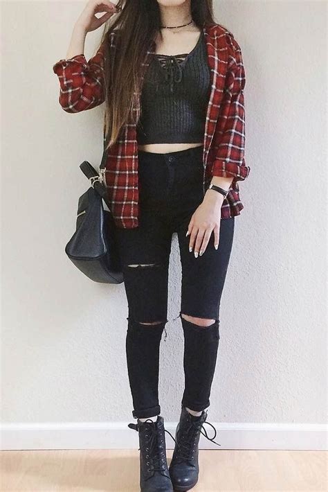 27 Flannel Fall Outfits Style Tips How To Wear Your Favorite Shirt