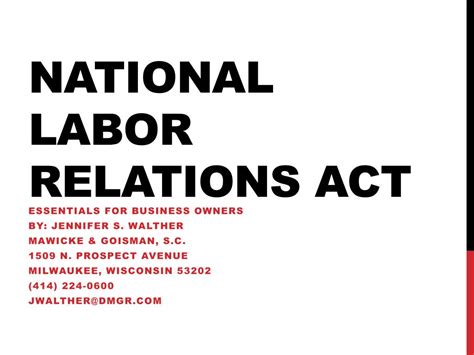 Ppt National Labor Relations Act Powerpoint Presentation Free