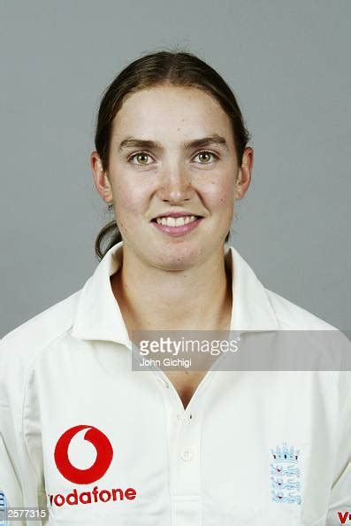 Portrait Of Beth Morgan Of England Taken During The England Womens