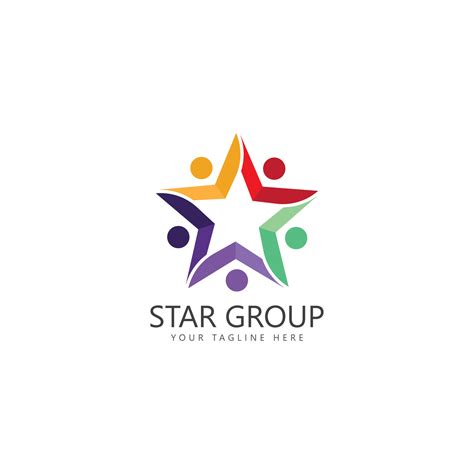 star group people logo design template 16220885 Vector Art at Vecteezy