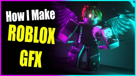 How I Make Roblox Gfx Blender 28 Youtube