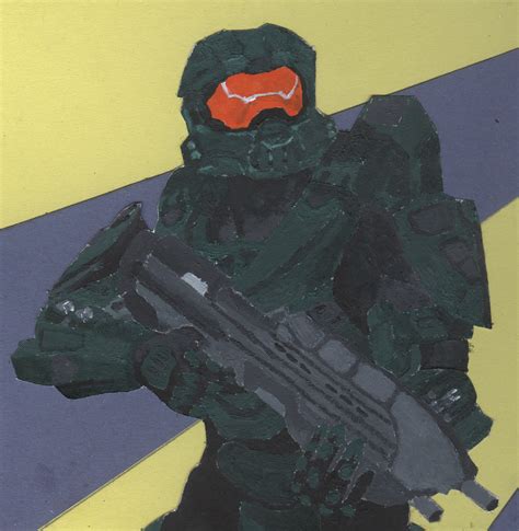 Halo 4 Master Chief Paint By Badhairdaygamer On Deviantart
