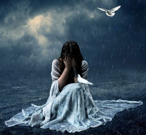 Download Girl Crying In The Rain Wallpaper Gallery By Loris83 Sad