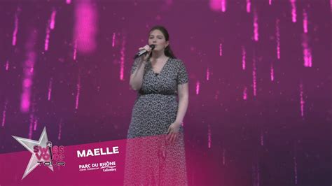Maelle Swiss Voice Tour 2022 Parc Du Rhône Collombey Youtube