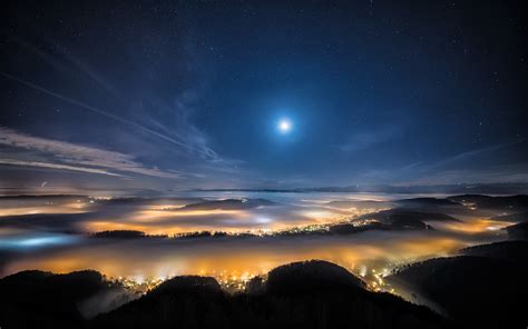 The wisdom the voice hdr wallpaper. night, Stars, Landscape Wallpapers HD / Desktop and Mobile ...