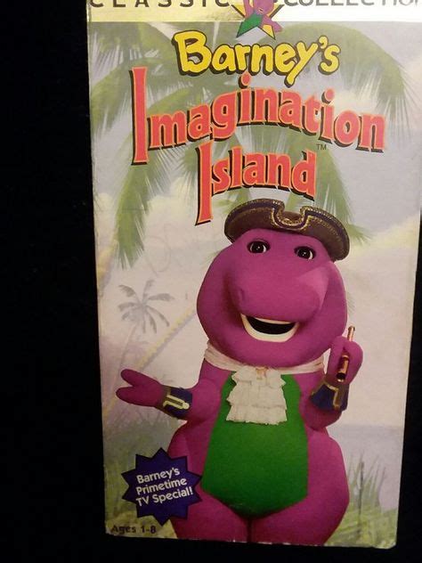 Vhs Tape Barneys Imagination Island Classic Collection 1994 Ages 1 8