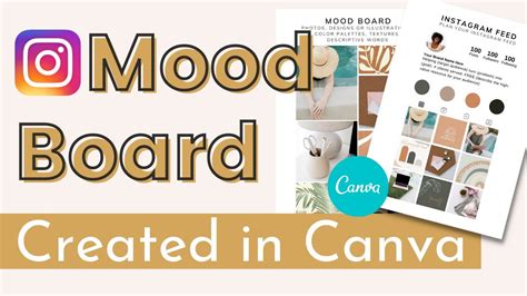 Create An Instagram Mood Board In Canva Youtube