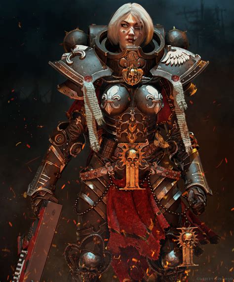 Sister Of Battle Warhammer 40k Fan Art Zbrushcentral