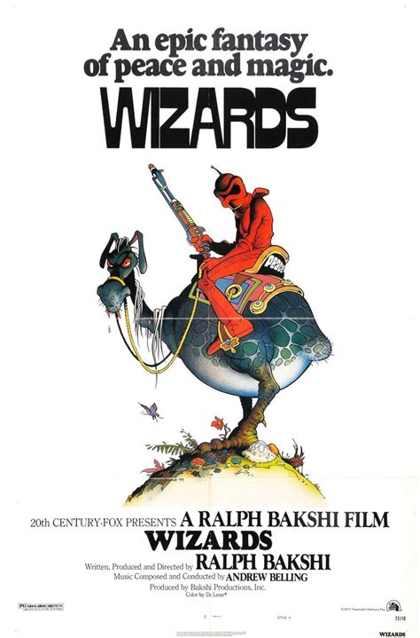 Wizards 1977 Ralph Bakshi Ralph Bakshi Movie Posters Movie