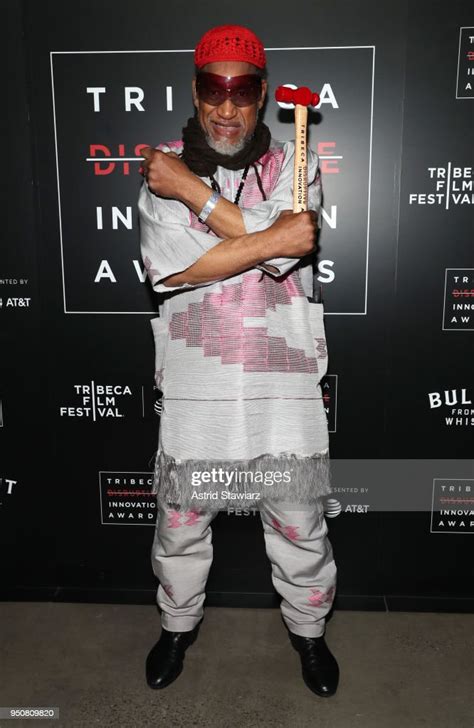 Pioneer And Founding Father Of Hip Hop Dj Kool Herc Poses In An Award