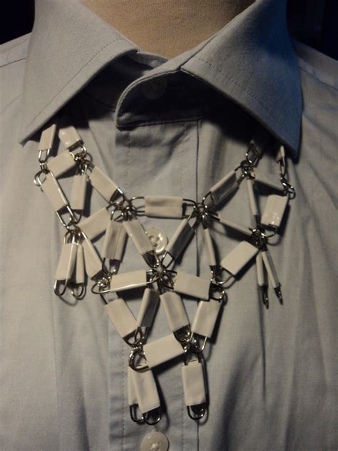 Statement Necklace · How To Make A Paperclip Necklace · Art