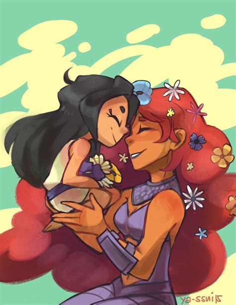 Happy Mothers Day Fathers Day Robin Starfire Teen Titans Starfire Nightwing And Starfire