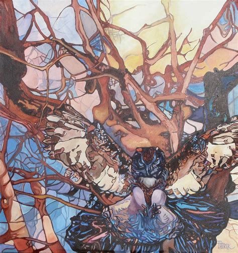 Icarus Descending Marla Thirsk Artist Animal Paintings Artist Painting