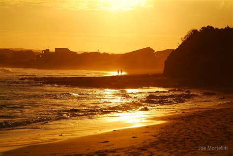 Sunset Torquay Surf Beachgreat Ocean Road By Joe Mortelliti Redbubble