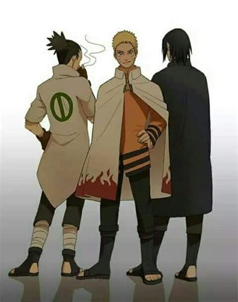 Shikamaru Naruto And Sasuke Sasusaku Naruto Uzumaki Neji E Tenten Sarada Uchiha Shikatema