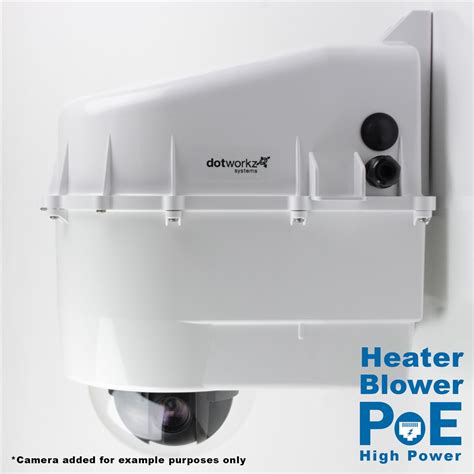 Dotworkz D3 Heater Blower Camera Enclosure Ip68 With 60w High Power Poe