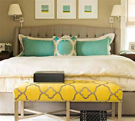 15 Gorgeous Grey Turquoise And Yellow Bedroom Designs Home Design Lover