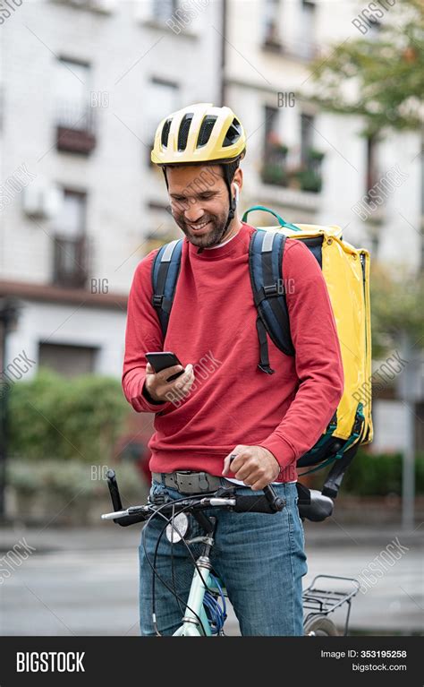 Food Delivery Man Image And Photo Free Trial Bigstock