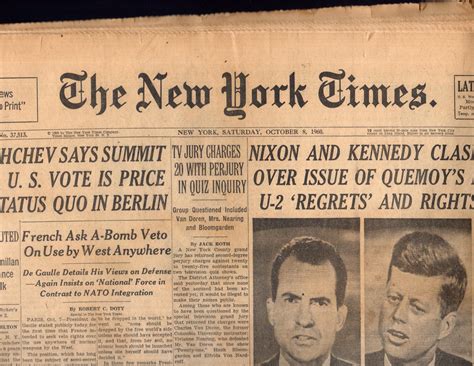 The New York Times Saturday October 8 1960 1940 69