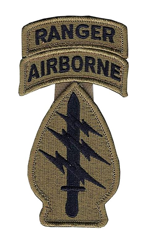 Special Forces Ocp Patch With Ranger And Airborne Tab Sewn Together N