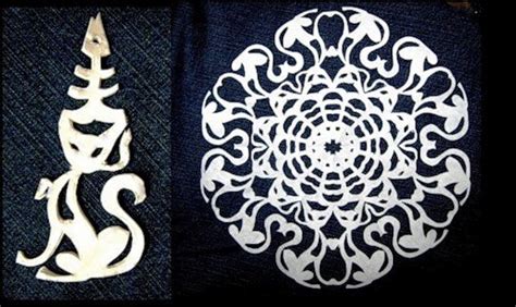 Wonderful Diy Paper Snowflakes With Pattern