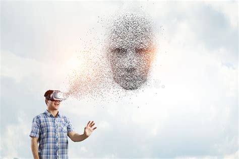Virtual Reality And Artificial Intelligence Concept Stock Image Image