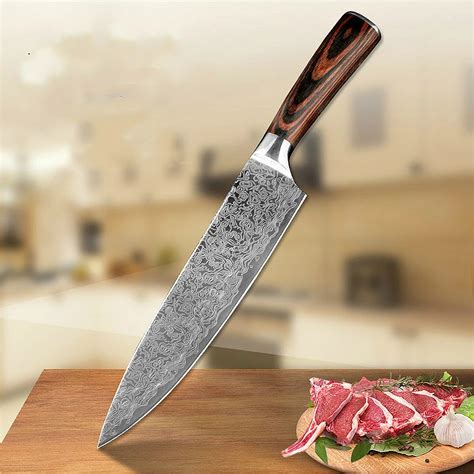 kitchen knife 8 inch professional chef knives japanese 7cr17 440c high carbon stainless steel
